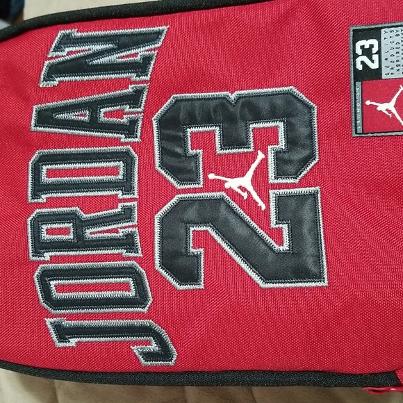 NEW! Jordan Nike Air Jordan Jersey 23 Zip Insulated Lunch Bag Box NWT - Picture 5 of 8
